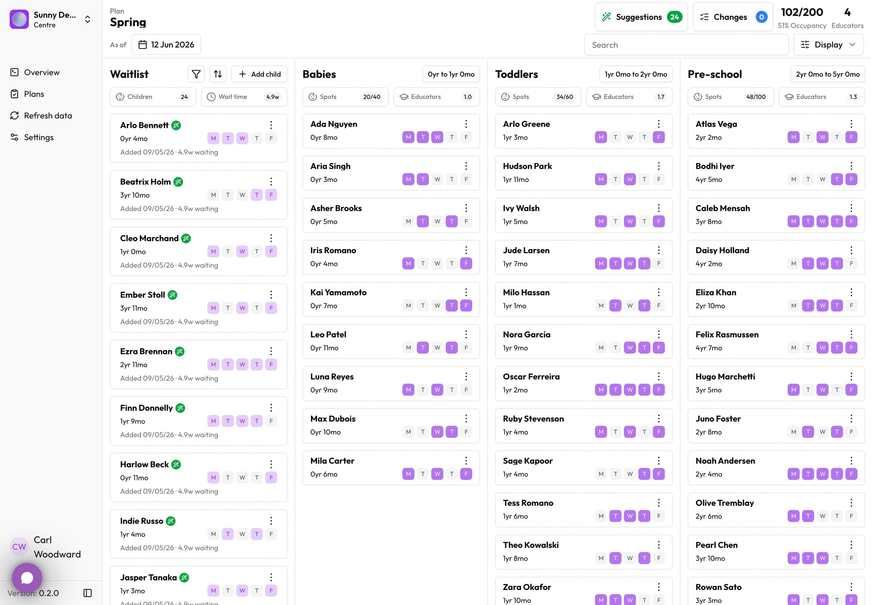 Screenshot of Floreo